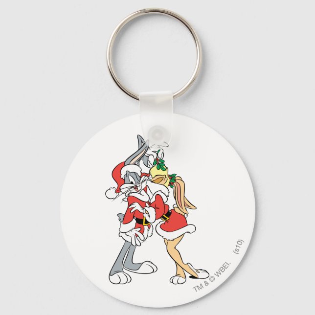 Porte-clés BUGS BUNNY™ et Lola Mistletoe Kiss (Recto)