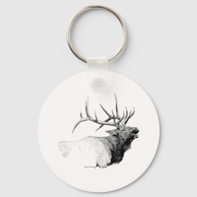 Porte-clés Bull Elk (Recto)