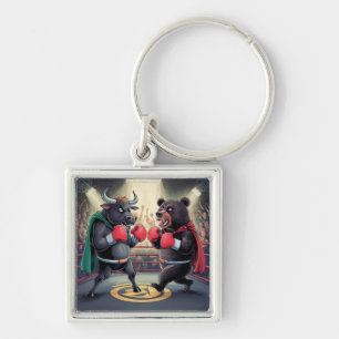 Porte-clés Bull et ours