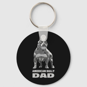 Porte-clés Bulldog Amoureux des chiens American Bully Papa