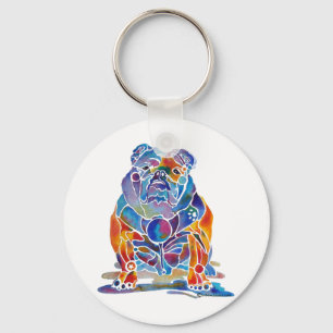 Porte-clés Bulldog anglais