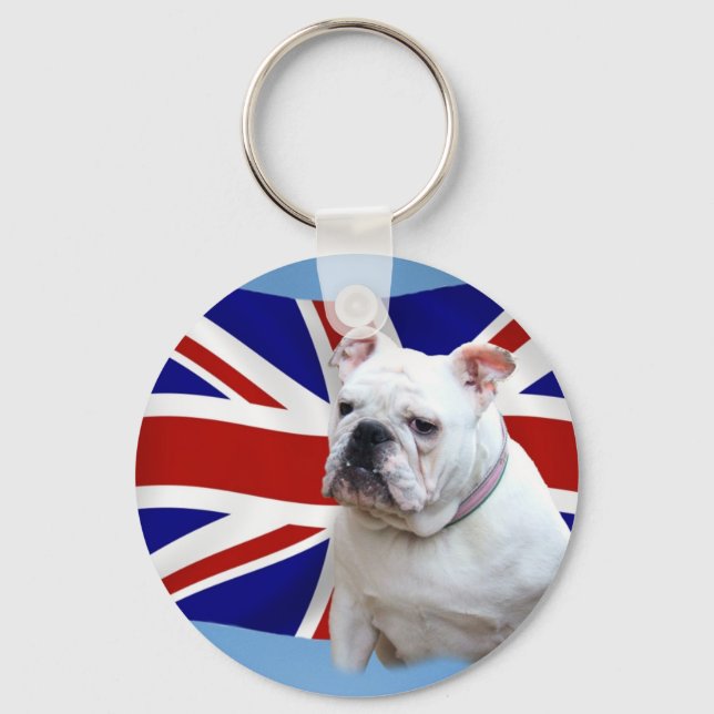 Porte-clés Bulldog britannique (Recto)