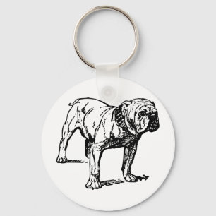 Porte-clés Bulldog Chien d'affaires
