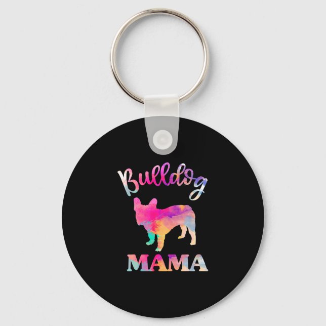 Porte-clés Bulldog Mama (Recto)