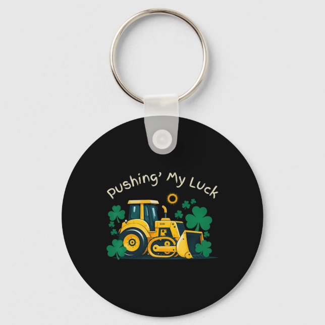 Porte-clés Bulldozer St. Patrick Fun Construction Enfants  (Recto)