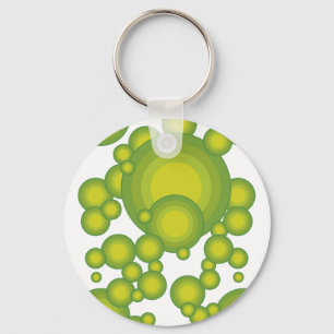 Porte-clés Bulles vertes