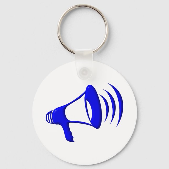 Porte-clés Bullhorn - Ajoutez vos propres mots (Recto)