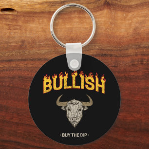 Porte-clés Bullish Day Trader Acheter The Dip Vintage Investo