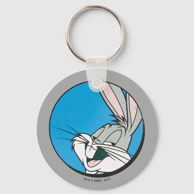 Porte-clés BUNNY™ Retro Blue Patch (Recto)