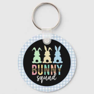Porte-clés Bunny Squad   Chasse aux oeufs de Pâques Cute Bunn