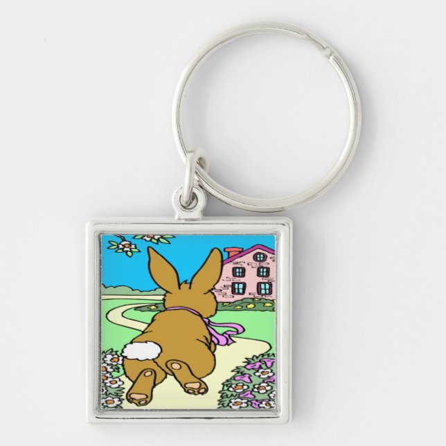 Porte-clés Bunny Trail Porte - clé de Pâques (Devant)