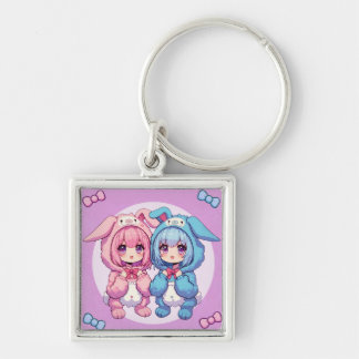 Porte-clés Bunny Twins
