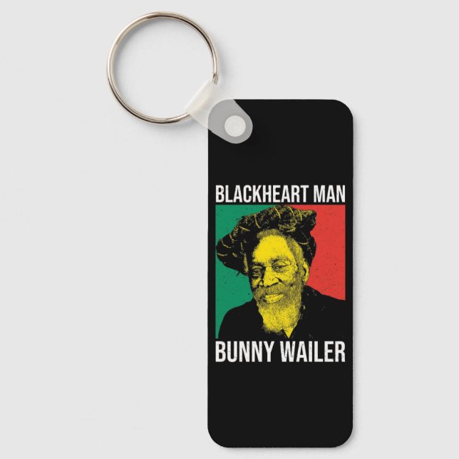 Porte-clés Bunny Wailer Légende du Reggae Rasta Jamaïque Root (Recto)