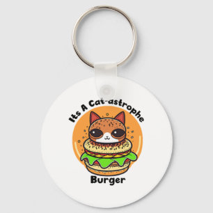 Porte-clés Burger de chat 1