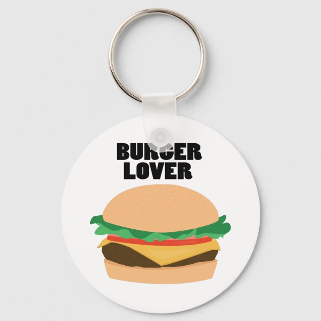 Porte-clés Burger Lover (Recto)