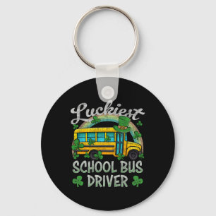 Porte-clés Bus scolaire de la Saint-Patrick pour le bus scola