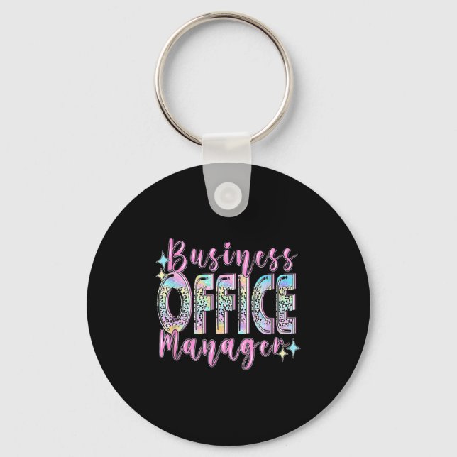Porte-clés Business Office Manager Funny Front Teamwork Regio (Recto)