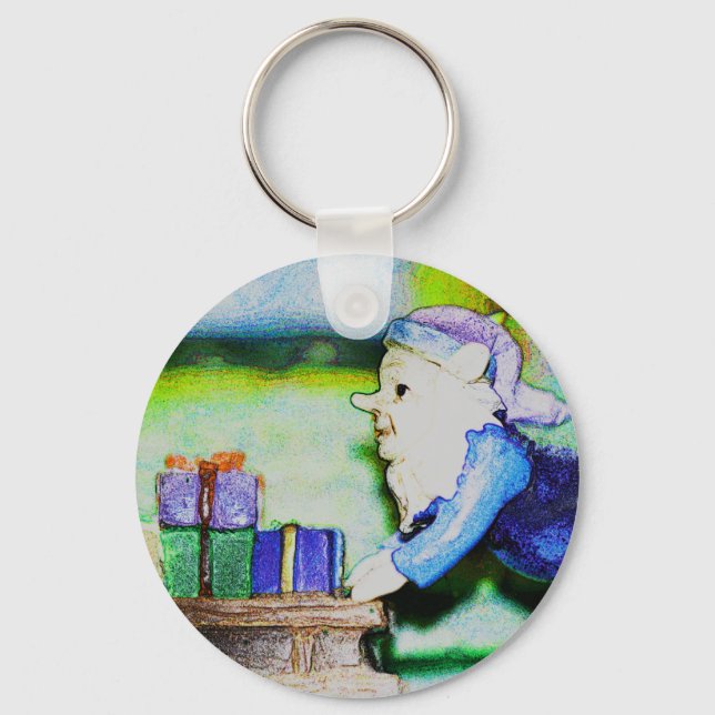 Porte-clés Busy Elf par Shirley Taylor (Recto)