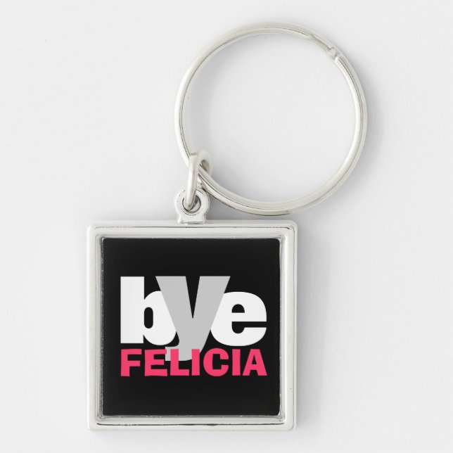 Porte-clés Bye Felicia de roses indien (Devant)