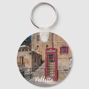 Porte-clés Cabine téléphonique rouge à La Valette Malte