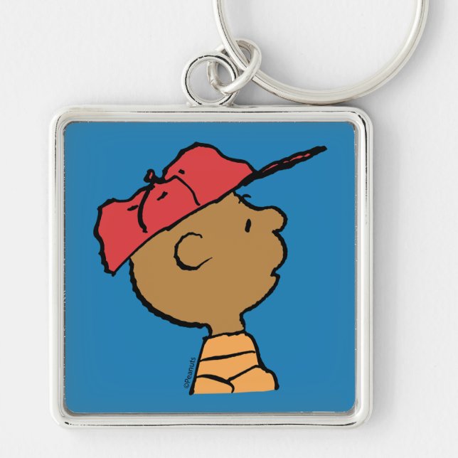 Porte-clés cacahuètes | Franklin Baseball Casquette (Devant)