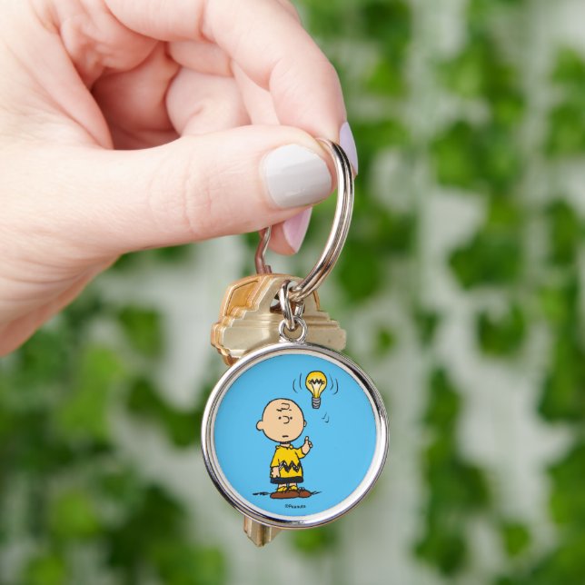 Porte-clés cacahuètes | L'idée de l'ampoule de Charlie Brown (main)