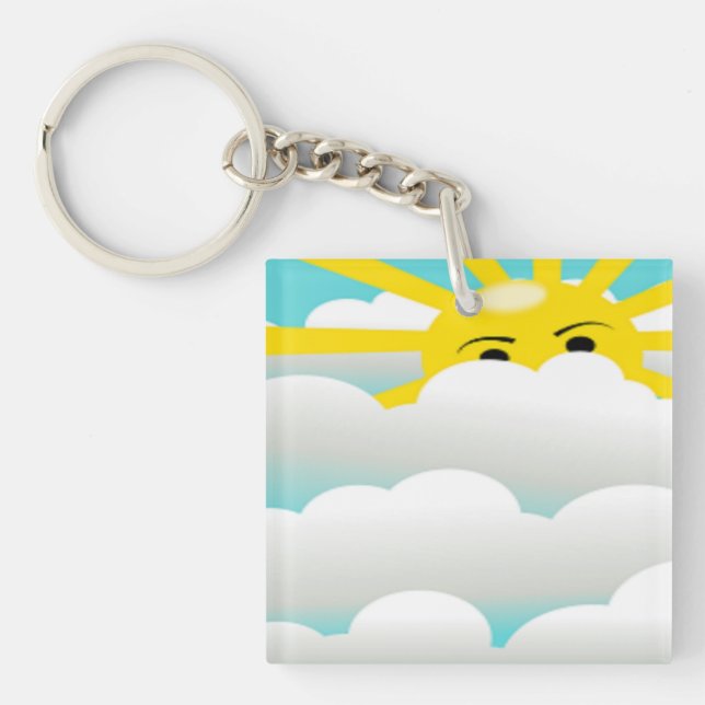 PORTE-CLÉS CACHAGE DU SOLEIL (Devant)