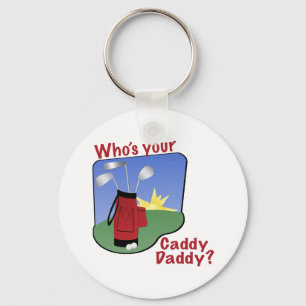 Porte-clés Caddy Daddy Golfer Cadeau