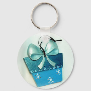 Porte-clés Cadeau bleu II