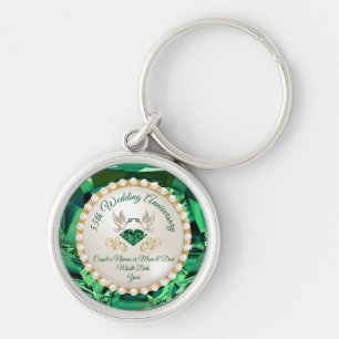Porte-clés Cadeau bon marché du 55e anniversaire pour femme, 
