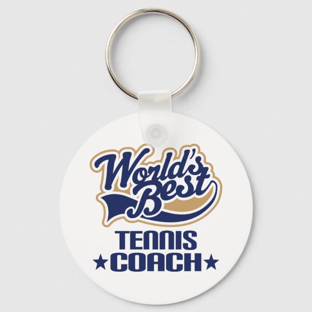 Porte-clés Cadeau Coach de Tennis (Recto)
