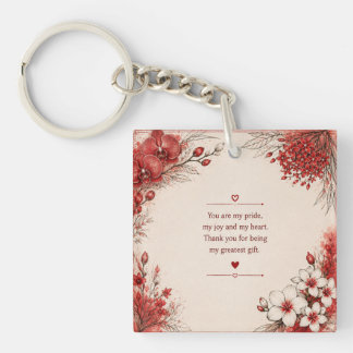 PORTE-CLÉS CADEAU D'AMOUR POUR LA FÊTE DES FILLES 