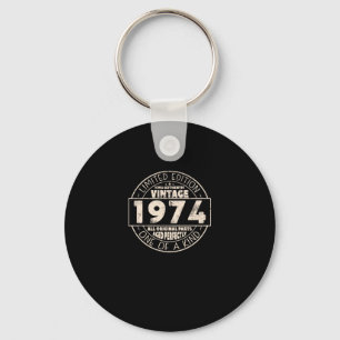 Porte-clés Cadeau d'anniversaire vintage 1974