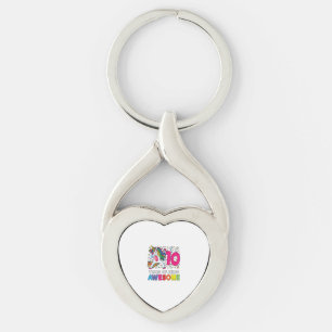 Porte-clés Cadeau de fête de licorne Dabbing pour 10 ans