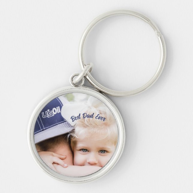 Porte-clés Cadeau de la fête des pères pour papa \ Meilleur p (Devant)
