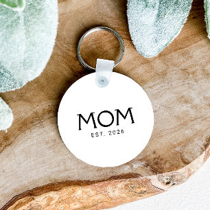 Porte-clés Cadeau de l'année de création de Maman