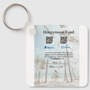 Porte-clés Cadeau de lune de miel venomo paypal don Q R coupl