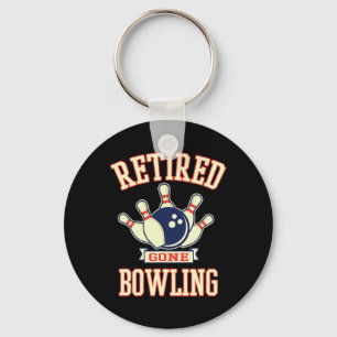 Porte-clés Cadeau de retraite drôle Boule de bowling Cadeau d