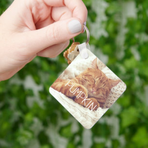 Porte-clés Cadeau de souvenir personnalisé avec photo et nom 