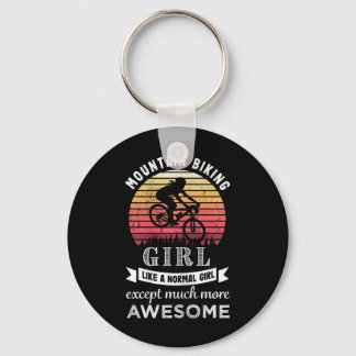 Porte-clés Cadeau drôle de fille de VTT