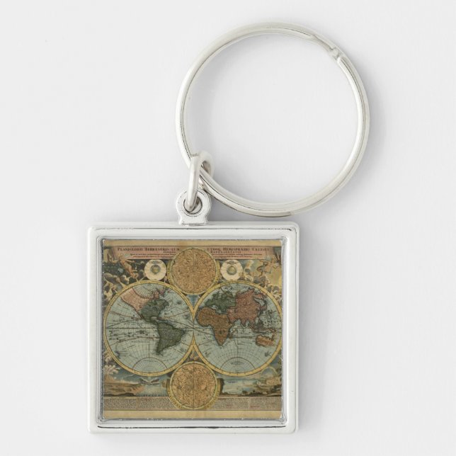 Porte-clés Cadeau du concepteur de cartes du Vieux Monde (Devant)
