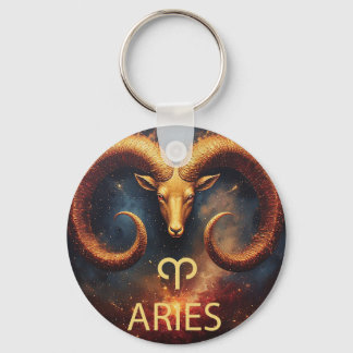 Porte-clés ♈ Cadeau du zodiaque Bélier dans le style zodiaque
