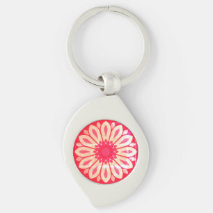 PORTE-CLÉS CADEAU FLEUR MODERNE COLORÉ POUR FILLE SOEUR MAMAN