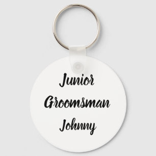 Porte-clés Cadeau Junior Groomsman Personnalisé Nom Cadeaux M