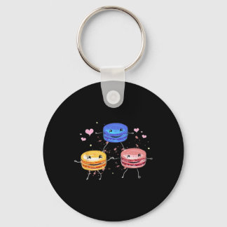 Porte-clés Cadeau Macaroon de Cheerleading Mignon Délicieux