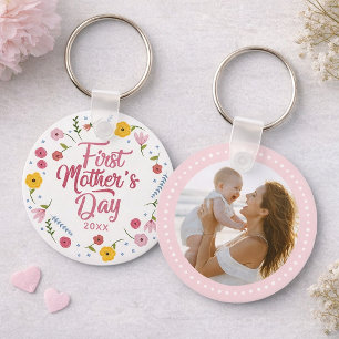 Porte-clés Cadeau personnalisé de premier jour de la fête des