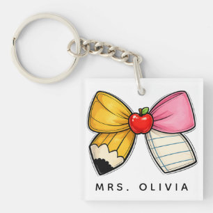Porte-clés Cadeau personnalisé pour enseignant Enseignant p