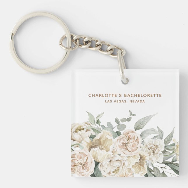 Porte-clés Cadeau personnalisé pour la fête de Bachelorette (Devant)