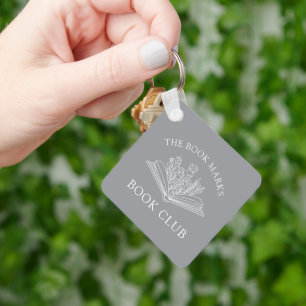 Porte-clés Cadeau personnalisé pour membre d'un club de lectu