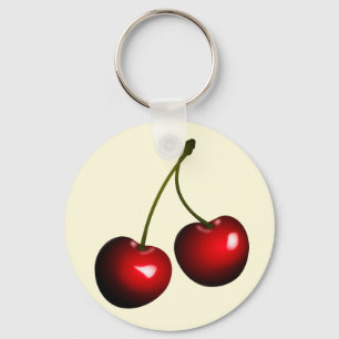 Porte-clés Cadeau Porte - clé Cerise Rouge - Vos Couleurs